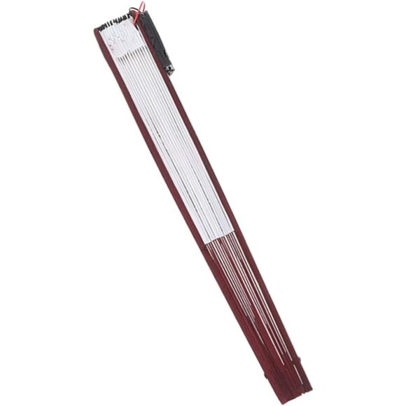 Red LED Light-Up Foldable Hand Fan – Glowing Rave, Festival & Party Accessory - Picture 6 of 12